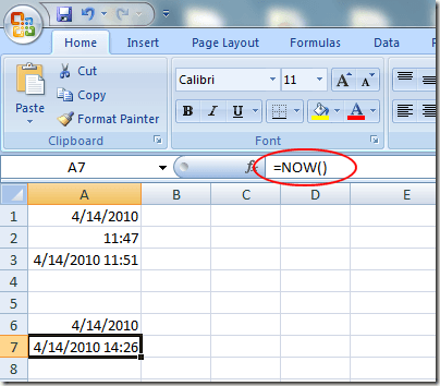 shortcut for time on excel on a mac